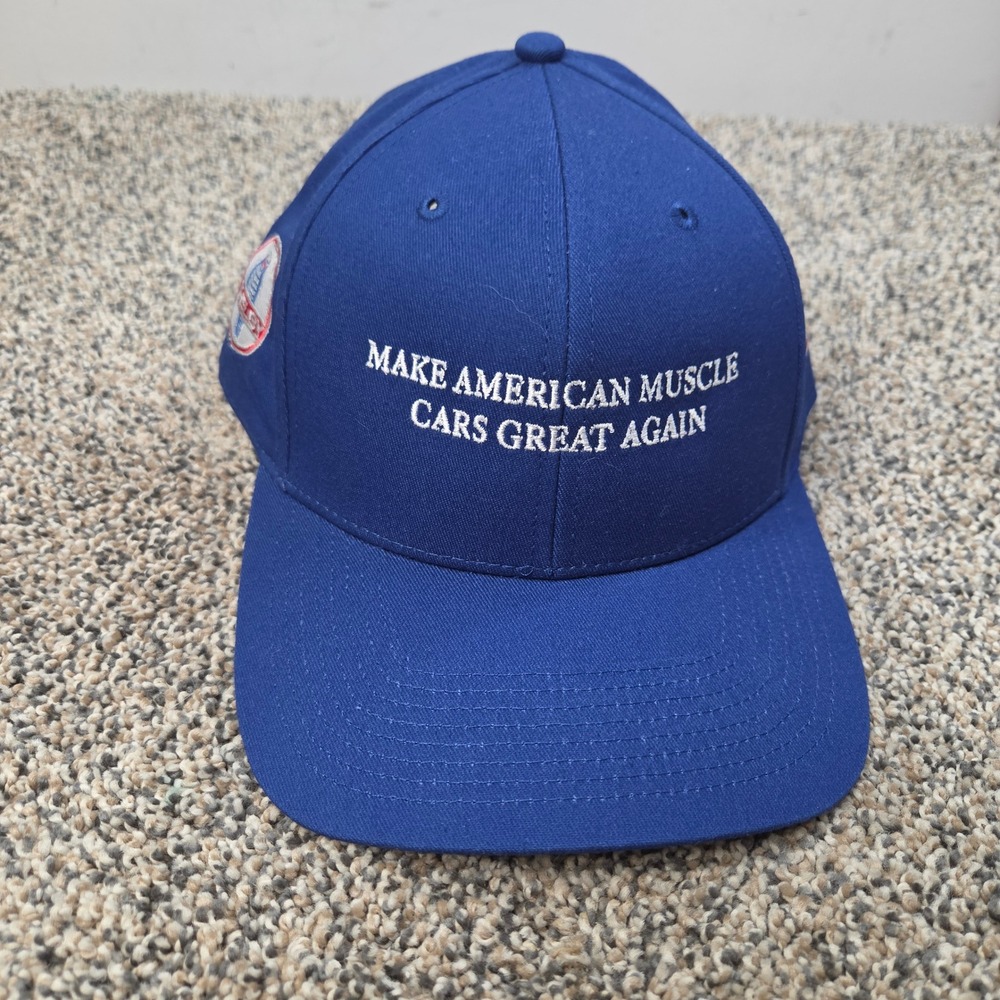 Shelby American Muscle Cars‎ Great Again Blue Snapback Hat OC871-MACGA New